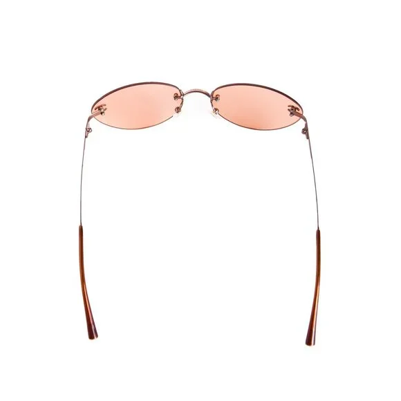 Authentic CHANEL Logo Y2K Cat Eye Sunglasses - Picture 8 of 14